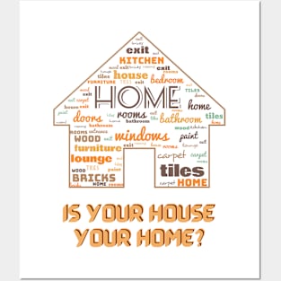 House of words. Is your house your home? #2 Posters and Art